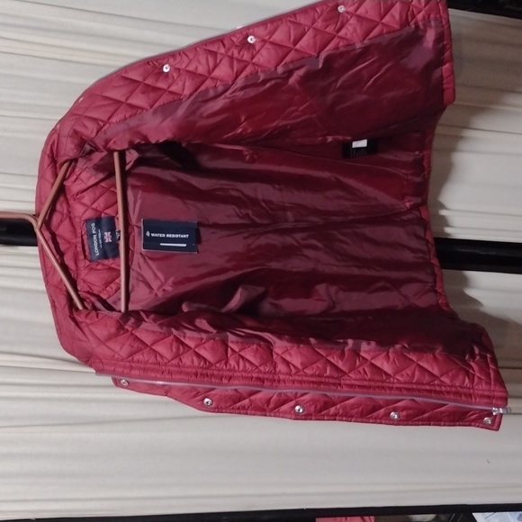 NWT red London fog winter jacket. Size small - Picture 2 of 4